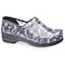 Sanita Women's Open Back Clog, Printed Patent Leather Upper, Polyurethane Outsole, Dark Blue, Size 5.5-6 M 479626-075-37 - alternate 1